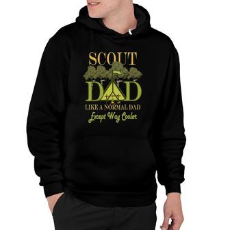 Scout Dad Cub Leader Boy Camping Scouting Gift Men Hoodie | Mazezy