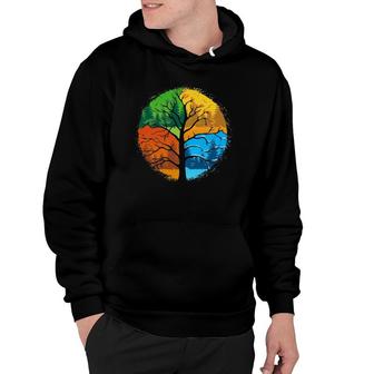 Seasons Spring Summer Autumn And Winter Hoodie | Mazezy AU