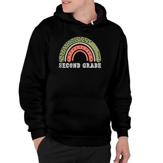 Second Grade Rainbow Watermelon Girls Teacher Team 2Nd Grade Hoodie | Mazezy