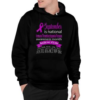 September Is Itp Awareness Month Hoodie | Mazezy