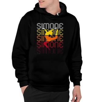 Simone Gymnastics Retro Vintage Wins Another Record Hoodie | Mazezy