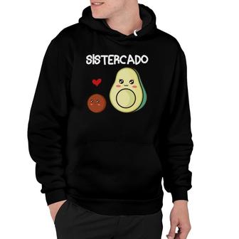 Sistercado Sister Avocado Pregnancy Announcement Avocado Hoodie | Mazezy