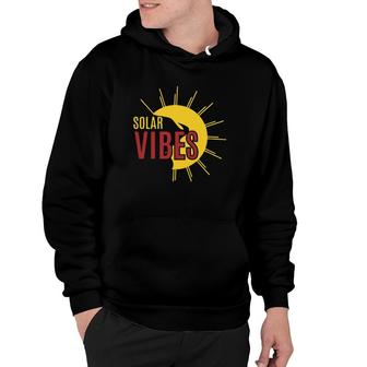 Solar Vibes Outer Space Lovers Gift Hoodie | Mazezy