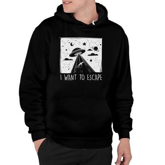 Spaceship Ufo Spaceman Et Alien Sci Fi Abducted Gift Hoodie | Mazezy CA