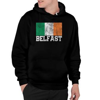 St Patrick's Day Irish Flag Belfast Ireland Saint Paddy's Hoodie | Mazezy UK
