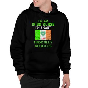 St Patrick's Day Nurse Irish Smart & Magically Delicious Hoodie | Mazezy