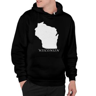 State Of Wisconsin I Love Wisconsin State Hoodie | Mazezy