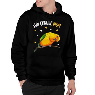 Sun Conure Mom Funny Parrot Bird Lover Women Pullover Hoodie | Mazezy