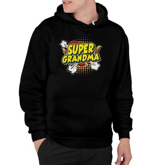 Super Awesome Matching Superhero Grandma Hoodie | Mazezy