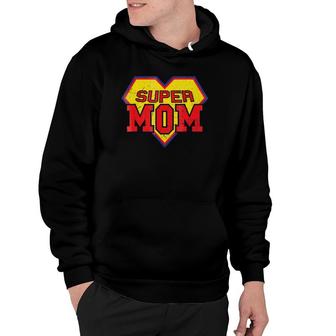 Super Mom Funny Superhero Mother's Day Hoodie | Mazezy