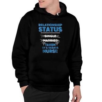 Taken By A Badass Relationship Status Hoodie - Thegiftio UK