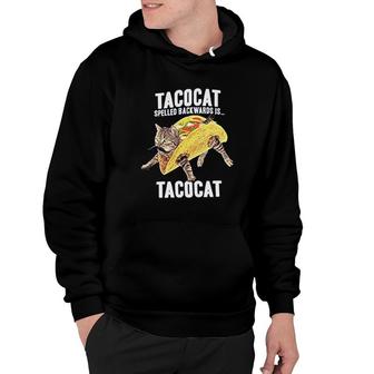 Tcocat Spelled Backwards Hoodie | Mazezy
