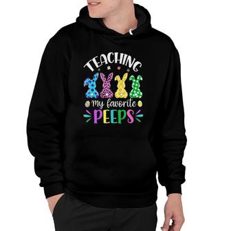 Teaching My Favorite Students Kids Baby Funny Teacher Easter Hoodie | Mazezy