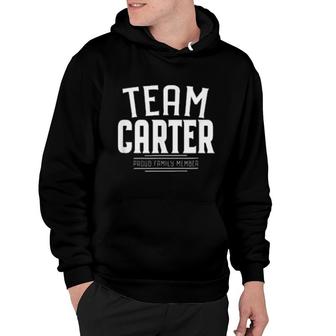 Team Carter Last Name Family Surname Hoodie | Mazezy