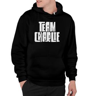 Team Charlie Son Dad Husband Grandson Sports Family Group Hoodie | Mazezy