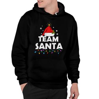 Team Santa Family Matching Christmas Pajamas Hoodie | Mazezy