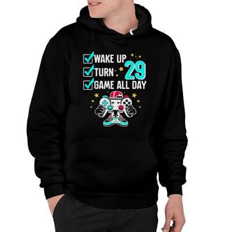 Teen Boy Girl Gamer Birthday 29 Years Old Level 29 Unlocked Hoodie | Mazezy