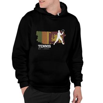 Tennis Sri Lanka Flag Team Tennis Player Tennis Hoodie | Mazezy