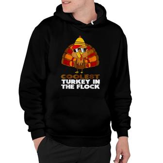 Thanksgiving Coolest Turkey In The Flock Toddler Boys Hoodie | Mazezy