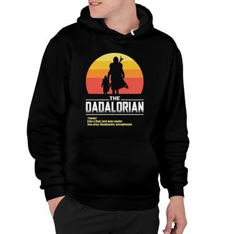 The Dadalorian Fathers Day Funny Meme Gift Essential Hoodie | Mazezy