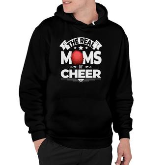 The Real Moms Of Cheer Cheer Mom Cheerleader Hoodie - Thegiftio UK