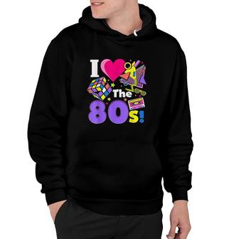 This Is My 80S Costume Vintage Retro I Love The 80S Hoodie - Thegiftio UK