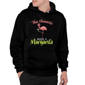 This Mamacita Needs A Margarita Pink Exotic Flamingo Hoodie | Mazezy