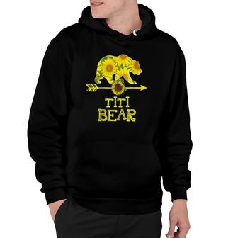 Titi Bear Sunflower Mother Father Gift Tee Hoodie | Mazezy