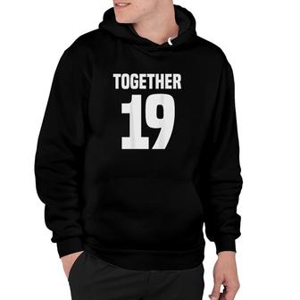 Together Since 19 Year Couple Matching Anniversary Hoodie - Thegiftio UK