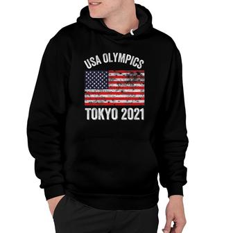 Tokyo Olympics 2021 Usa Team - American Flag Gift Hoodie | Mazezy