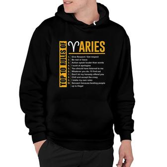 Top 10 Rules Of Aries Zodiac Hoodie | Mazezy