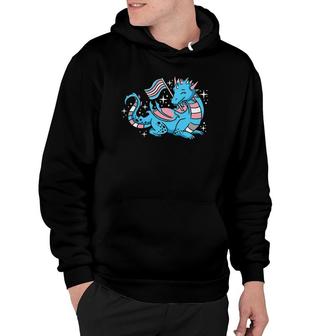 Trans Pride Dragon Gift Hoodie | Mazezy