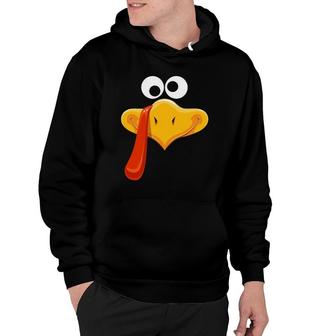 Turkey Face Fun Turkeys Thanksgiving Family Outfits Matching Hoodie | Mazezy