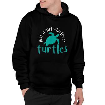 Turtle For Girls Who Love Turtles Gift Hoodie | Mazezy