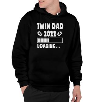 Twin Dad Of Twins 2022 Expecting Twin Dad Father's Day Cute Hoodie | Mazezy