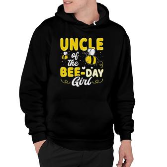 Uncle Of The Bee Day Girl Hive Party Matching Birthday Premium Hoodie | Mazezy