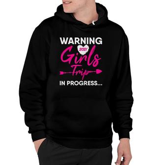 Vacation Beach Warning Girls Trip In Progress Mothers Day 21 Ver2 Hoodie | Mazezy