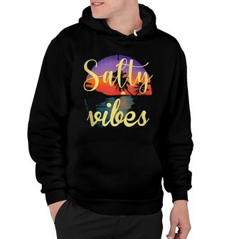 Vacation Salty Vibes Relaxing Beach Sunset For Summers Hoodie | Mazezy