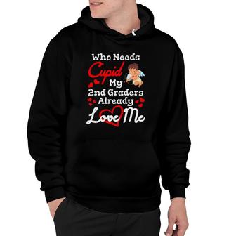 Valentine's Day 2Nd Grade Teacher Gift For Teachers In Love Hoodie | Mazezy