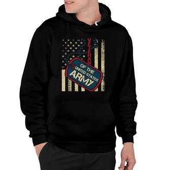 Veteran Of The United States Army - Patriotic American Flag Hoodie | Mazezy