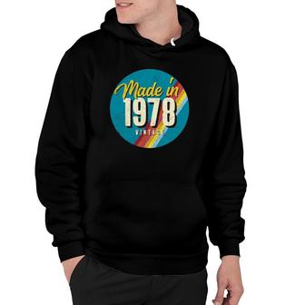 Vintage 1978 70S Style 43Rd Birthday Hoodie | Mazezy
