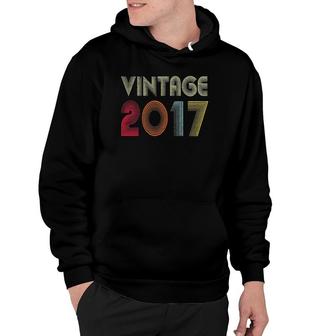 Vintage 2017 Funny 5 Years Old Boys And Girls 5Th Birthday Hoodie | Mazezy