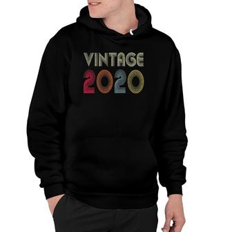Vintage 2020 Funny 2 Years Old Boys And Girls 2Nd Birthday Hoodie | Mazezy