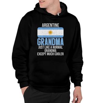 Vintage Argentine Grandma Argentina Flag For Mother's Day Hoodie | Mazezy