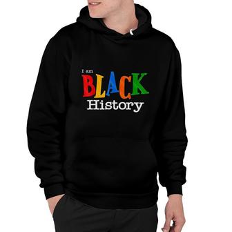 Vintage Black History Month I Am Black History Hoodie - Thegiftio UK