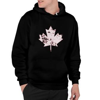 Vintage Canada Maple Leaf Canadian Pride Eh Flag Day Hoodie - Thegiftio UK