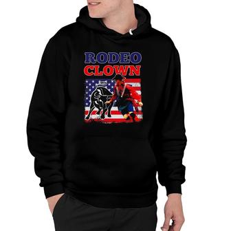 Vintage Rodeo Clown Western Texas Cowboy Style Hoodie | Mazezy