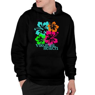 Virginia Beach Tropical Paradise Travel Surf Ocean Vacay Hoodie | Mazezy