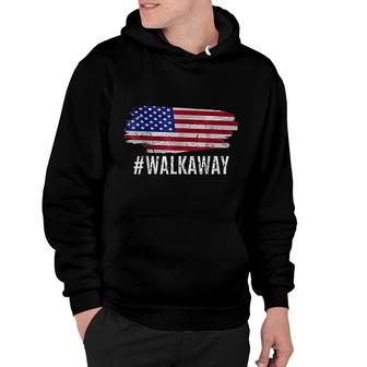 Walkaway Hashtag Walk Away Funny Movement Hoodie | Mazezy