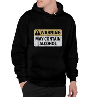 Warning May Contain Alcohol Hoodie - Thegiftio UK